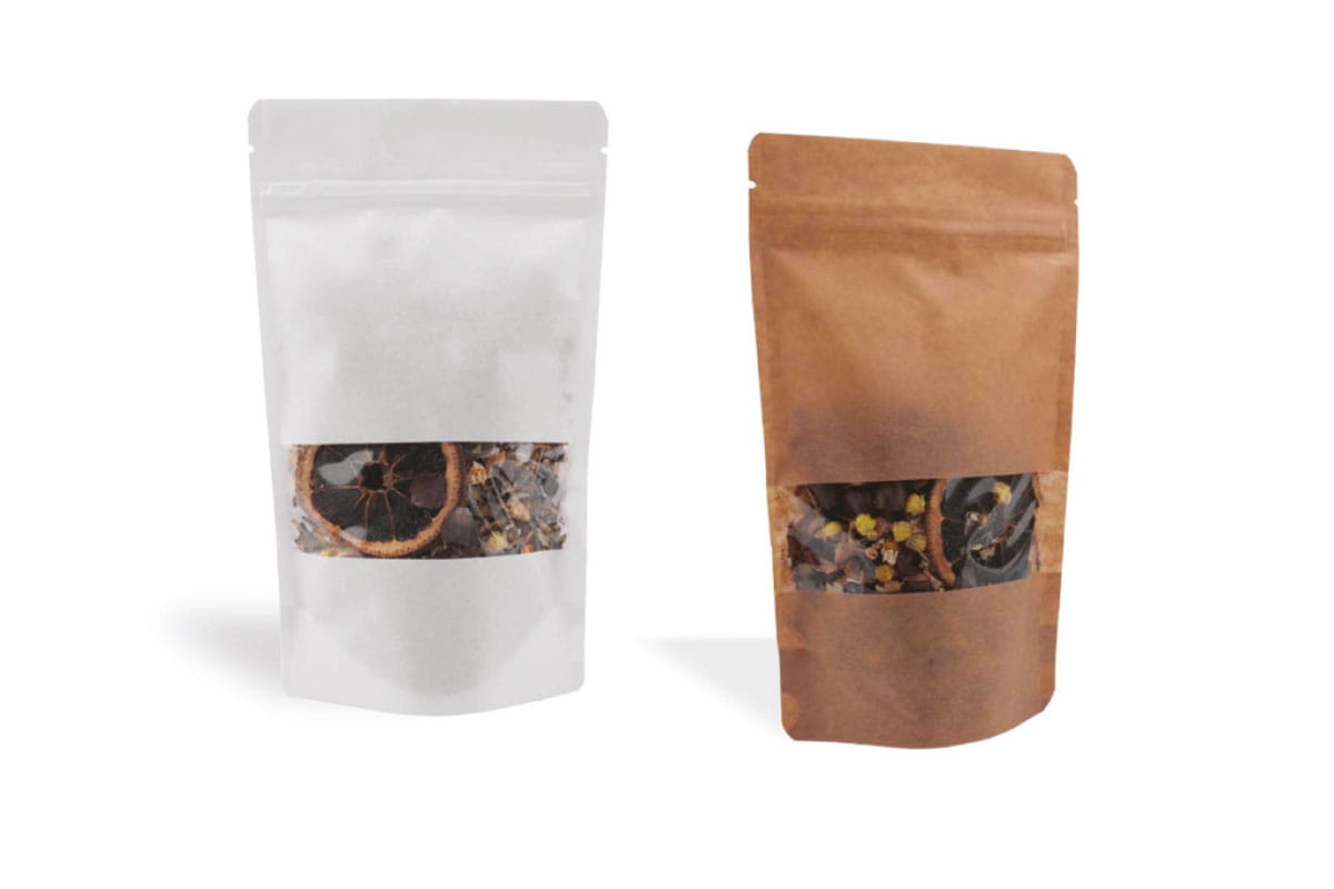 PENCERELİ KRAFT KİLİTLİ DOYPACK