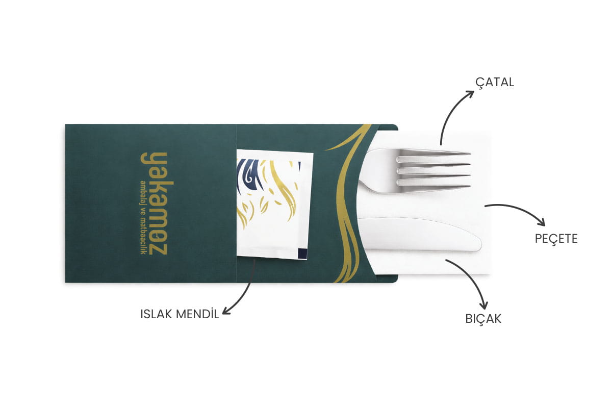 TEK KULLANIMLIK <br> ÇATAL-BIÇAK KILIFLARI